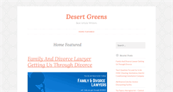 Desktop Screenshot of desertgreens.org